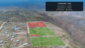 Traspaso de terrenos de 200 y 300 m² en La Pascana, Yura