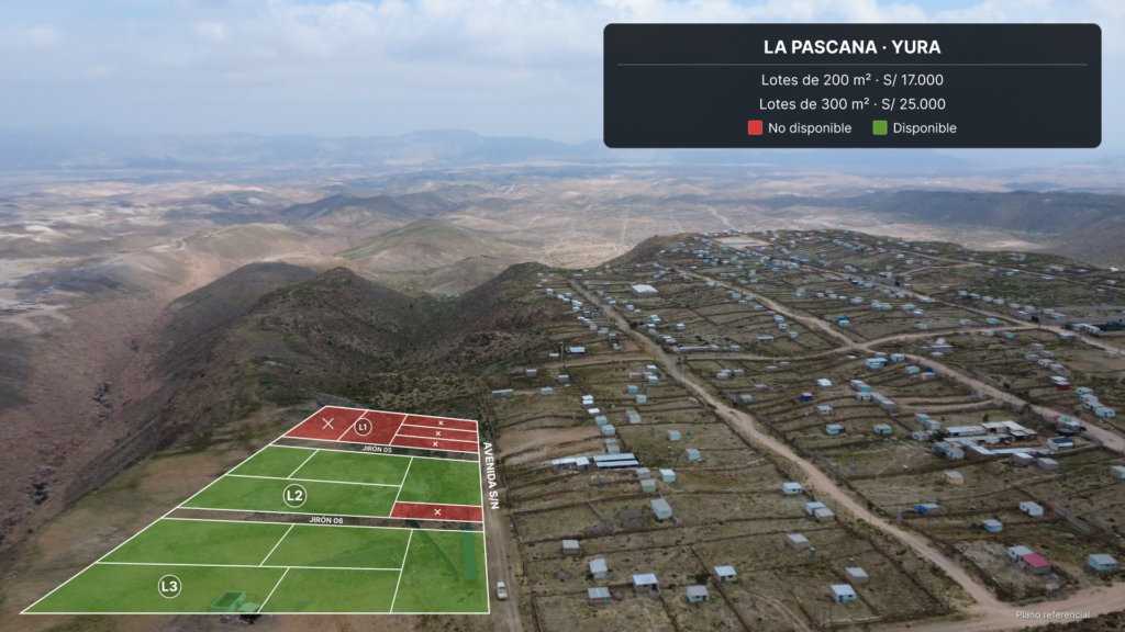 Traspaso de terrenos de 200 y 300 m² en La Pascana, Yura · Foto 3