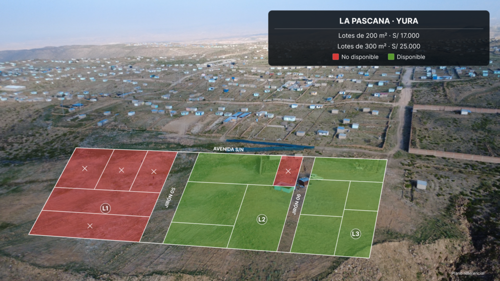 Traspaso de terrenos de 200 y 300 m² en La Pascana, Yura · Foto 4