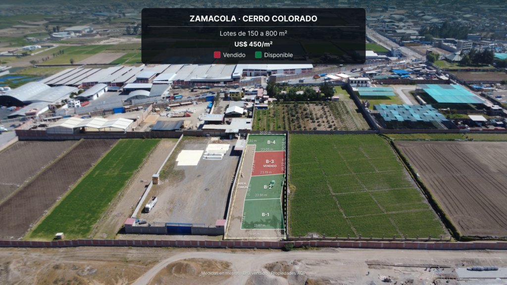 Terrenos de 150 a 800 m² en Zamacola, Cerro Colorado · Foto 4
